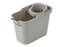 OBDÉLNÍKOVÉ PLASTOVÉ VĚDRO SE ŽDÍMAČEM 12L SVĚTLE ŠEDÉ -BEN