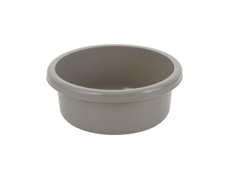 PLASTOVÁ KULATÁ MÍSA 31CM 6,2L SVĚTLE ŠEDÁ -BEN