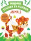 Mindful Sticker by Number: Animals