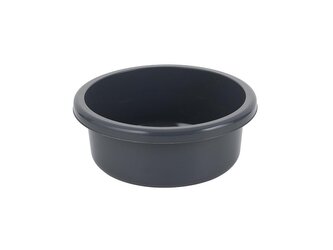 PLASTOVÁ KULATÁ MÍSA 31CM 6,2L TMAVĚ ŠEDÁ -BEN