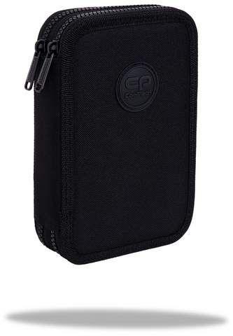 Piórnik podwójny z wyposażeniem Jumper 2 Rpet Black CoolPack, Patio