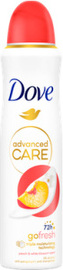 Dove Deodorant ve spreji Advanced Care Peach & White Blossom (Deodorant) 150 ml woman