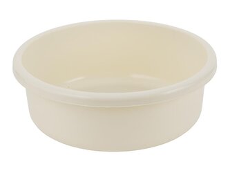 PLASTOVÁ KULATÁ MÍSA 46CM 20L KRÉMOVÁ -BEN