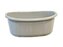 OVÁLNÁ MÍSA 45L S UŠIMA SVĚTLÝ POPEL - JAG