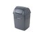 PLASTOVÝ ODPADKOVÝ KOŠ  KLIP 12L TMAVĚ ŠEDÝ -BEN
