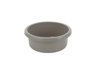 PLASTOVÁ KULATÁ MÍSA 26CM 4L SVĚTLE ŠEDÁ -BEN