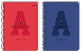 Kołozeszyt A4+80K linia 90g Academy Hybrid (5szt)
