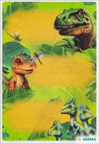 Naklejki szkolne - Dinozaury 9szt