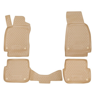Gumové autokoberce Audi A6 2004-2011 (béžové)