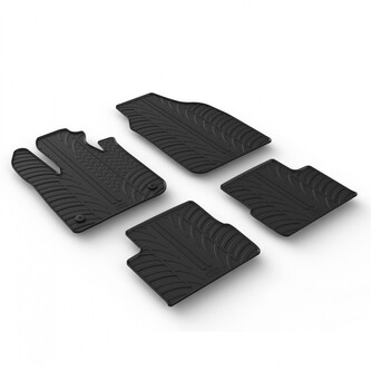 Gumové autokoberce Fiat 500e 2020-