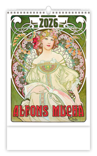 Kalendář Alfons Mucha