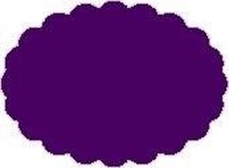 Dziurkacz ozdobny - Owal fal 7,6cm