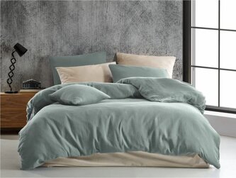 Francouzské mušelínové povlečení 220x200, 70x90cm světle zelené