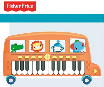 Fisher Price 38024 Pianinko Autobus zwierzątko