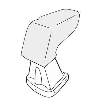 Loketní opěrka Hyundai ix20 2010-2019 (pouze adaptér)