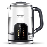 Rohnson Color Touch rychlovarná konvice, 2200 W, 6 teplot, 1.7 l, LED displej, dotykový ovládací panel, sklo