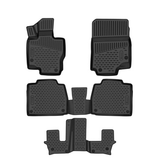 Gumové autokoberce Mercedes GLS-Class 2019- (X167, 7 míst)