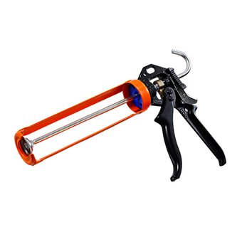 Profi aplikační pistole na kartuše MK5 SKELET HP s nastavitelnou regulací oranžovo-černá