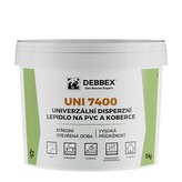 Univerzální disperzní lepidlo na PVC a koberce UNI 7400 5 kg kbelík světle béžová