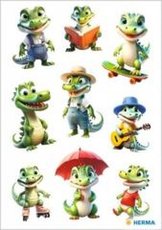 Naklejka Decor krokodylki