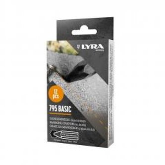 Kredka lubryka woskowa Economy 795 czarna (12szt)