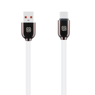 OBAL:ME Sleek USB-A/USB-C kabel White