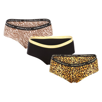 3PACK dámské kalhotky Lee Cooper vícebarevné (PO41123) XL