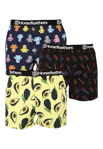 3PACK pánské trenky Horsefeathers Frazier Bundle 5 (AM096G) M