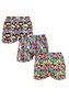 3PACK pánské trenky Styx art klasická guma vícebarevné (3A11565) M
