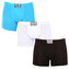 3PACK pánské boxerky Styx long klasická guma vícebarevné (3F96019) M