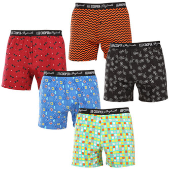 5PACK pánské trenky Lee Cooper vícebarevné (5xPO38811/1) L
