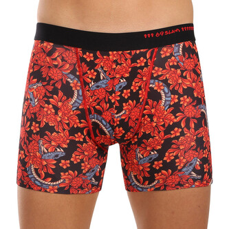 Pánské boxerky 69SLAM fit BLOSSOMING SNAKE DYLAN (MBYBSK-PO) L
