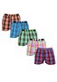 5PACK pánské trenky Styx sportovní guma vícebarevné (5B102630) S