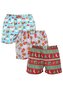 3PACK pánské trenky Styx art klasická guma vícebarevné (3A16826) S