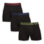 3PACK pánské boxerky Under Armour černé (1383889 004) L