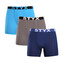 3PACK pánské funkční boxerky Styx vícebarevné (3W96839) M