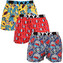 3PACK pánské trenky Styx art sportovní guma vícebarevné (3B15690) L