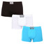 3PACK pánské boxerky Styx klasická guma vícebarevné (3Q96019) M