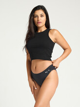 Menstruační kalhotky PUMA & Modibodi Seamfree Active Bikini Moderate-Heavy Onyx Grey (MODI4073OG) M