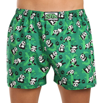 Pánské trenky Styx art klasická guma nadrozměr pandy (E1852) 4XL