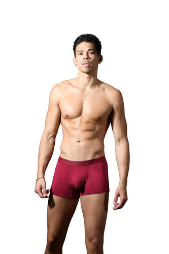 Pánské boxerky Andrew Christian červené Bespoke (93523-BUR) L