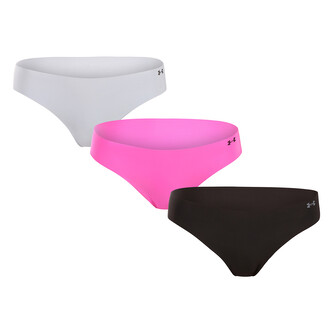 3PACK dámská tanga Under Armour vícebarevná (1383893 652) S