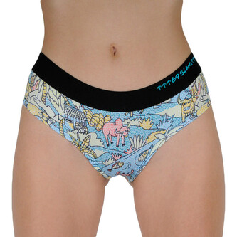 Dámské kalhotky 69SLAM boxer mozaik field (GYXMOF-PO) L