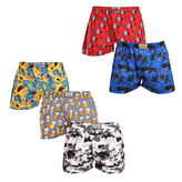 5PACK pánské trenky Styx art klasická guma vícebarevné (5A1377909) XL