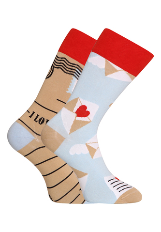 Veselé ponožky Dedoles Zamilovaná pošta (D-U-SC-RS-C-C-1456) L