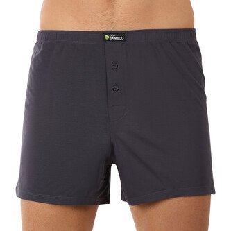 Pánské trenky Gino bambusové šedé (75194) L