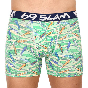 Pánské boxerky 69SLAM fit bamboo vegan 420 colton (MPBVGN-BB) M