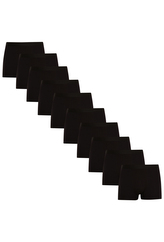 10PACK pánské boxerky Nedeto černé (10NDTB001) M