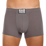 Pánské boxerky Styx klasická guma tmavě šedé (Q1063) XL