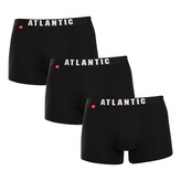 3PACK pánské boxerky Atlantic černé (3MH-011black) XL
